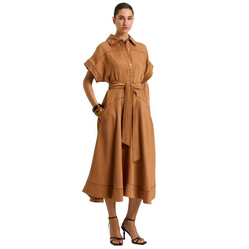 Veronika Maine Washer Lyocell Shirtdress image number 0